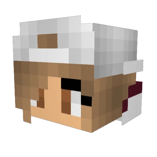 Steffi_Schnuffel Minecraft avatar head, 3D render