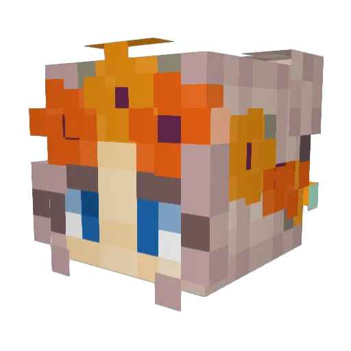SteffieLynn1995 Minecraft avatar head, 3D render