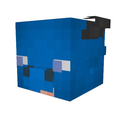 SteffoSpieler Minecraft avatar head, 3D render