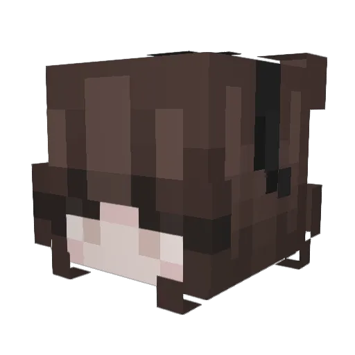 Stefi_Unicorn Minecraft avatar head, 3D render