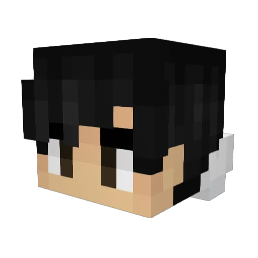 Stefundo Minecraft avatar head, 3D render