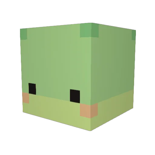 Stefx420 Minecraft avatar head, 3D render