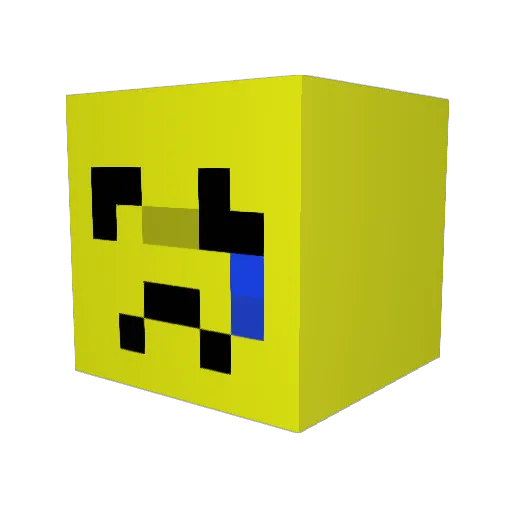 Stegoboby Minecraft avatar head, 3D render