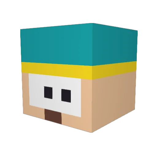Steifebriese Minecraft avatar head, 3D render