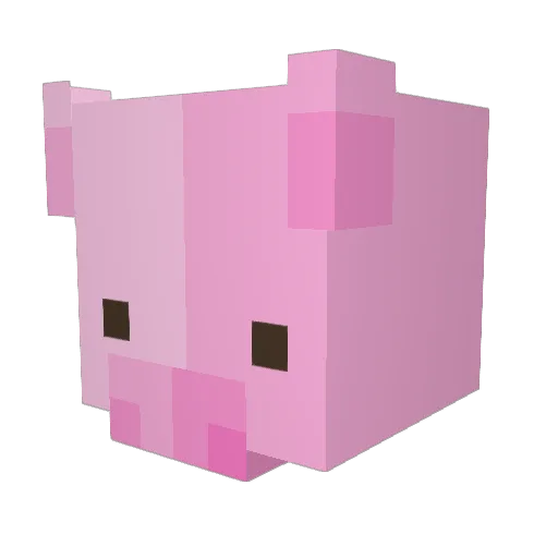 SteinEin Minecraft avatar head, 3D render
