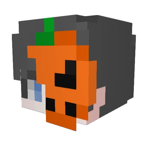 Steinfield Minecraft avatar head, 3D render