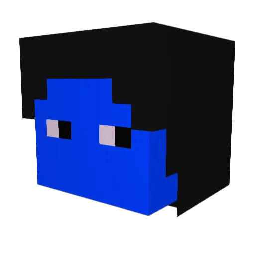 SteiniMC Minecraft avatar head, 3D render