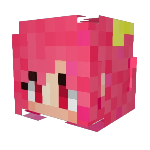 Stella4Life_ Minecraft avatar head, 3D render