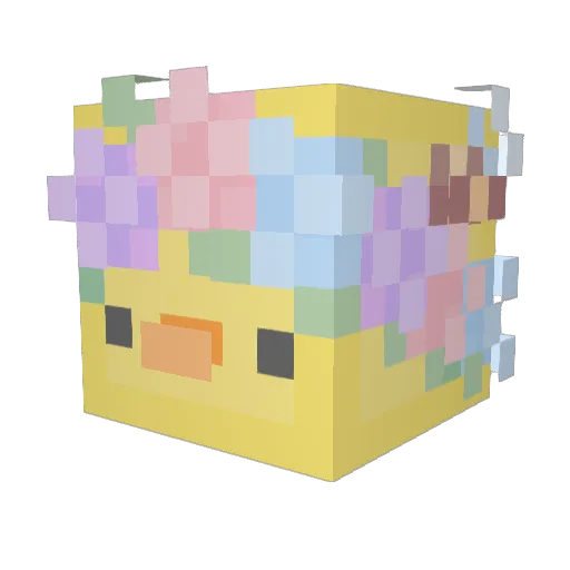 StellaBella1982 Minecraft avatar head, 3D render