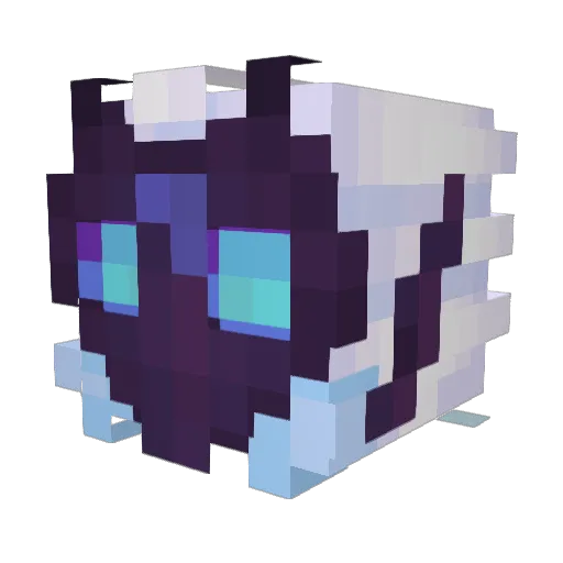 StellaBlack Minecraft avatar head, 3D render