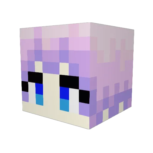 Stella_1202 Minecraft avatar head, 3D render