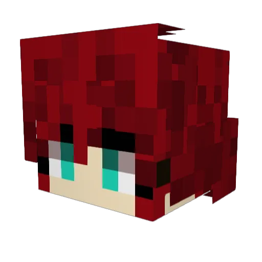Stella_Dragon14 Minecraft avatar head, 3D render