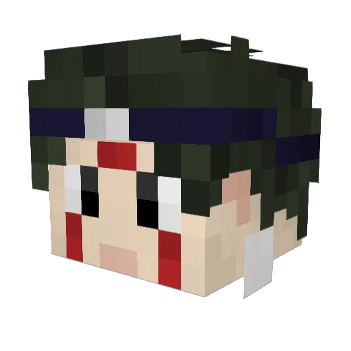 Stella_IX Minecraft avatar head, 3D render
