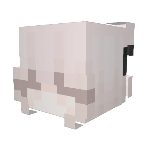 StellannnX Minecraft avatar head, 3D render