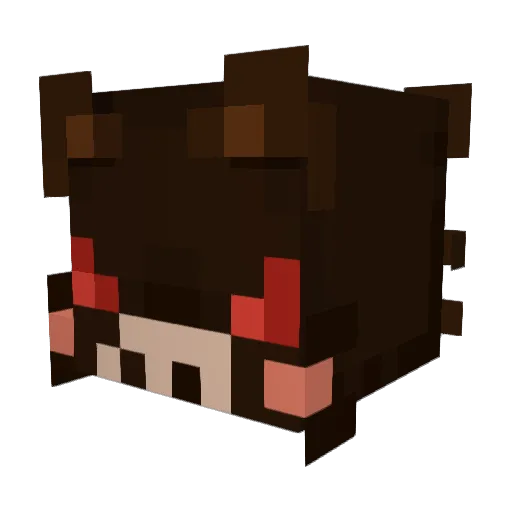 Stellar3x Minecraft avatar head, 3D render