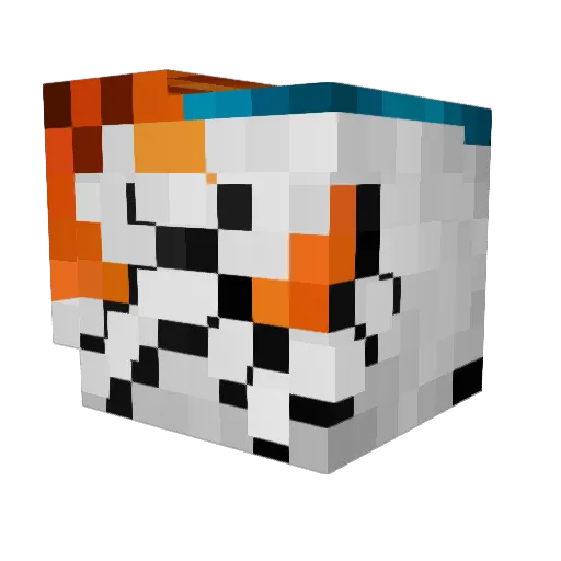 StellarDecade Minecraft avatar head, 3D render
