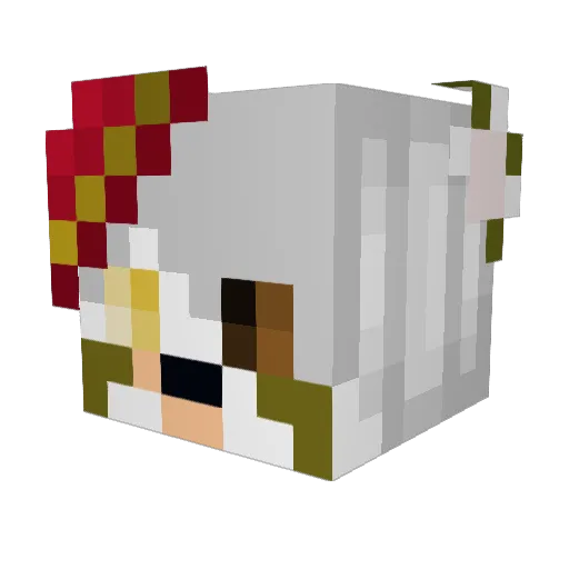 StellarViews Minecraft avatar head, 3D render