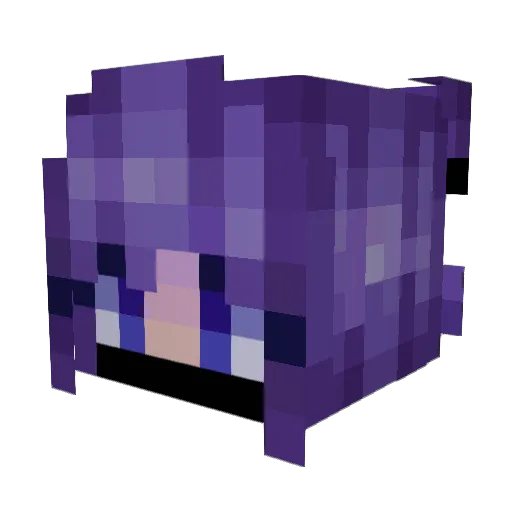 Stellariic Minecraft avatar head, 3D render