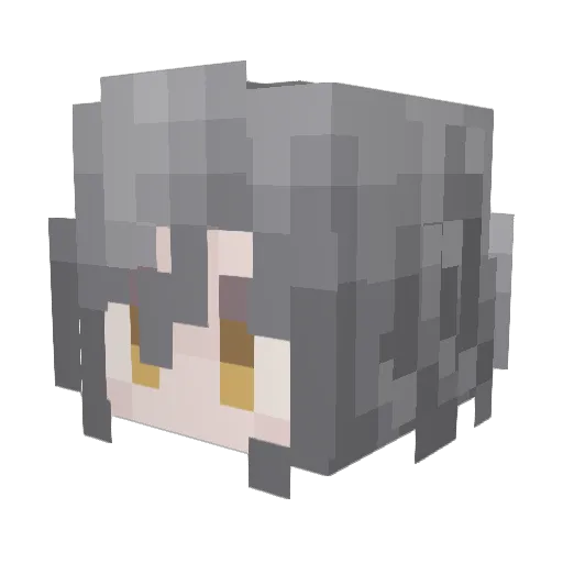 StelleZetex Minecraft avatar head, 3D render