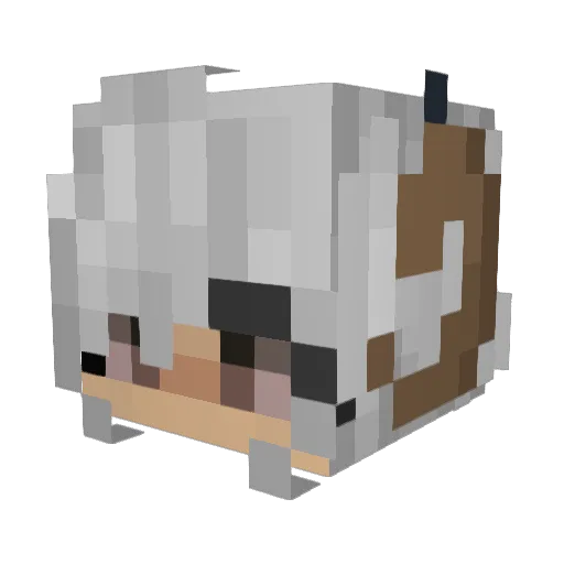 StemBlock Minecraft avatar head, 3D render