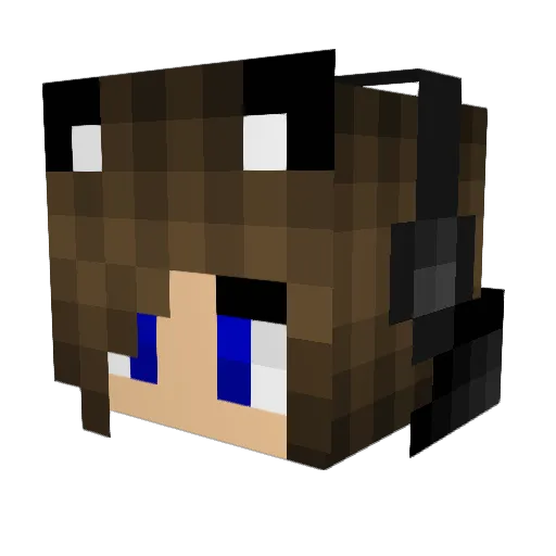 Stemmy_ Minecraft avatar head, 3D render