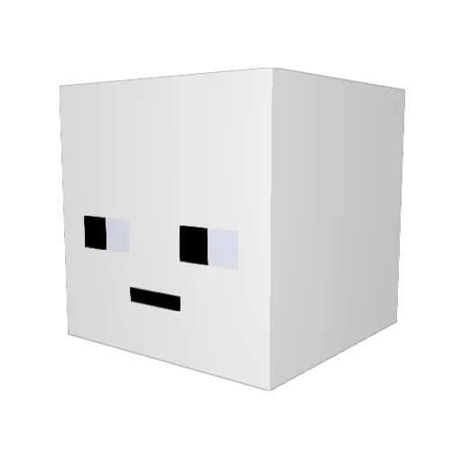 StempMC Minecraft avatar head, 3D render