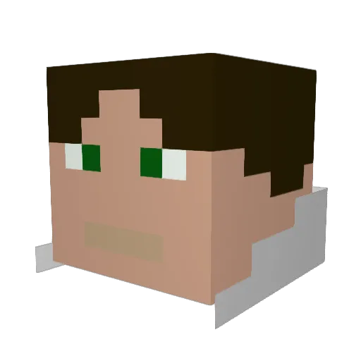 Stempel9999 Minecraft avatar head, 3D render