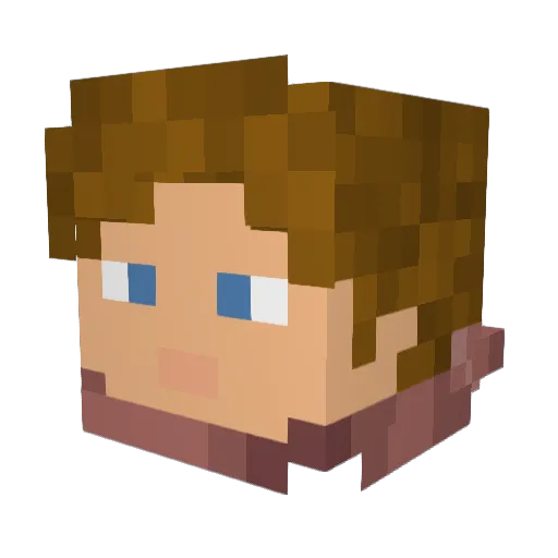 Stendo__ Minecraft avatar head, 3D render