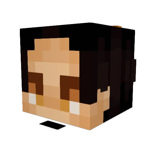 Stenscof Minecraft avatar head, 3D render