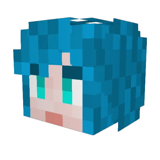Stentor Minecraft avatar head, 3D render
