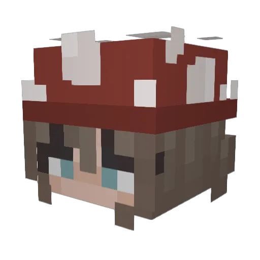 StepBro_69 Minecraft avatar head, 3D render
