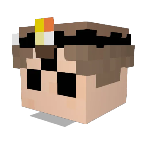 Minecraft-Avatar von StepIam: Kopf als 3D-Render