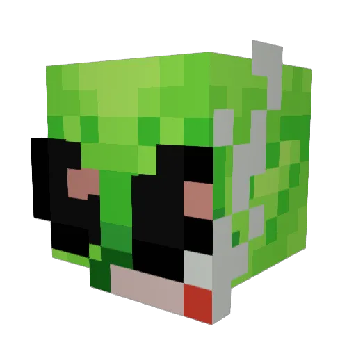 StepSis7723 Minecraft avatar head, 3D render