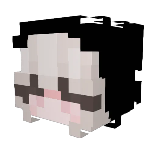 StepaCekcuTeq001 Minecraft avatar head, 3D render