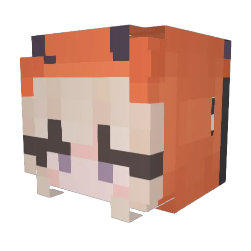 Stepbro_Deboss Minecraft avatar head, 3D render