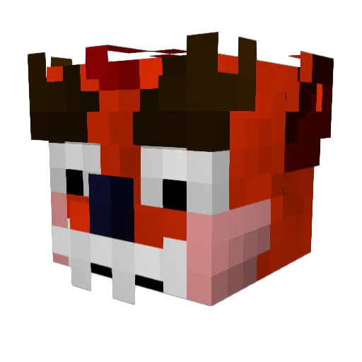 Stepensky33 Minecraft avatar head, 3D render
