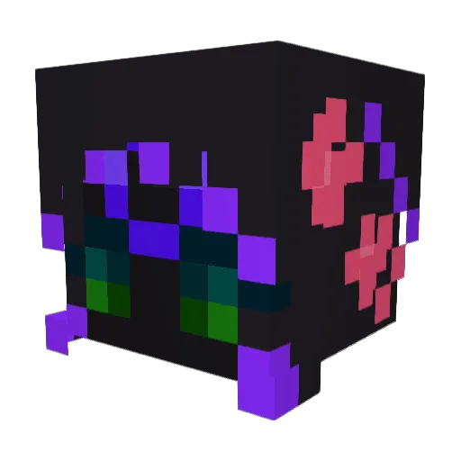 StephAurora Minecraft avatar head, 3D render