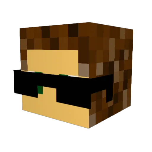 StephCurry21 Minecraft avatar head, 3D render