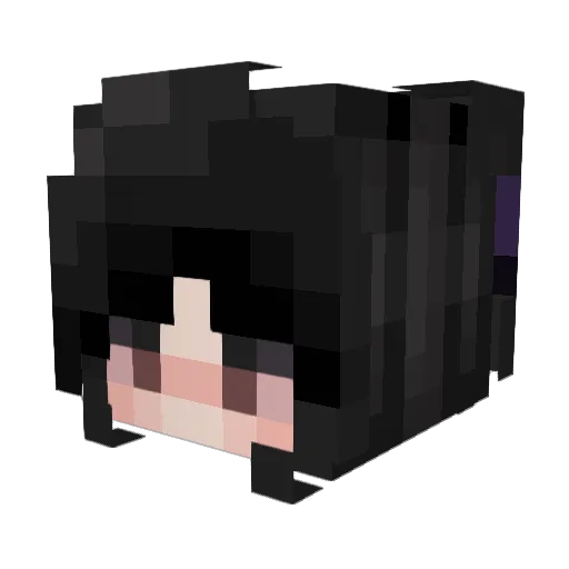 StephInfection Minecraft avatar head, 3D render