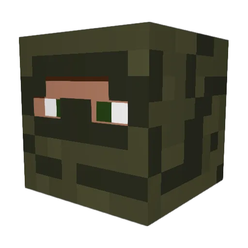 Steph_79 Minecraft avatar head, 3D render