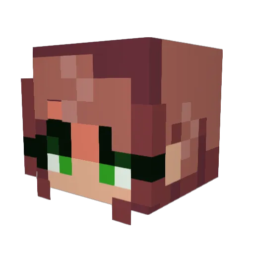 Steph_Carter Minecraft avatar head, 3D render