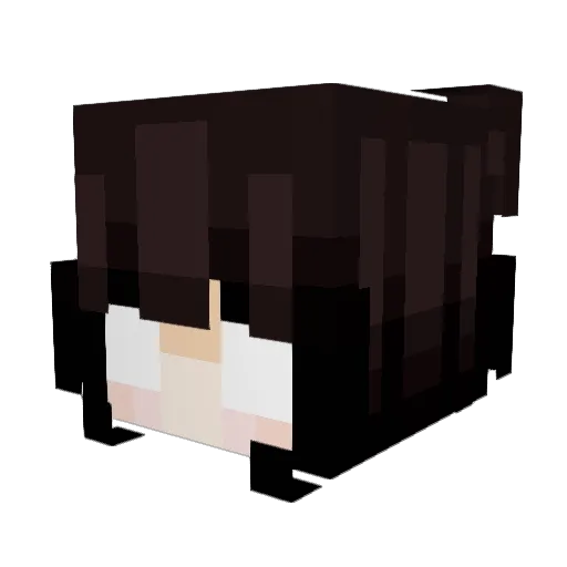 Stephaano Minecraft avatar head, 3D render