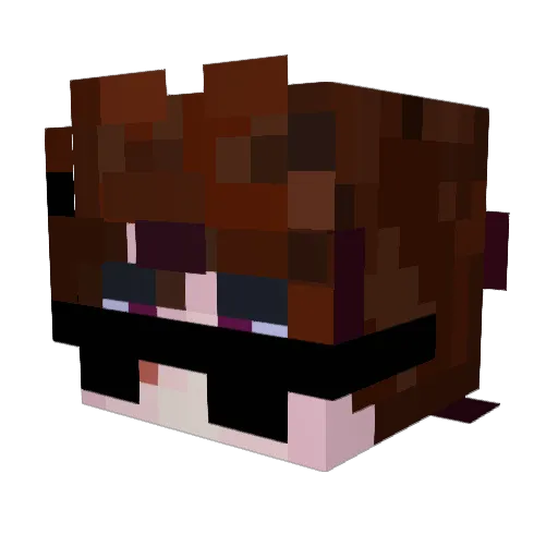 StephaneLegar Minecraft avatar head, 3D render