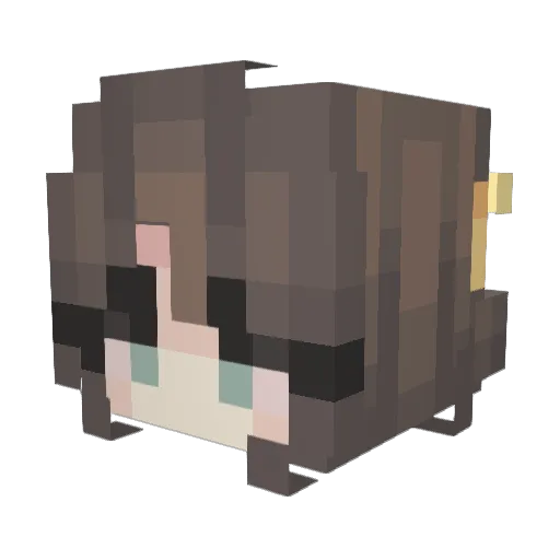 StephanieTanner Minecraft avatar head, 3D render