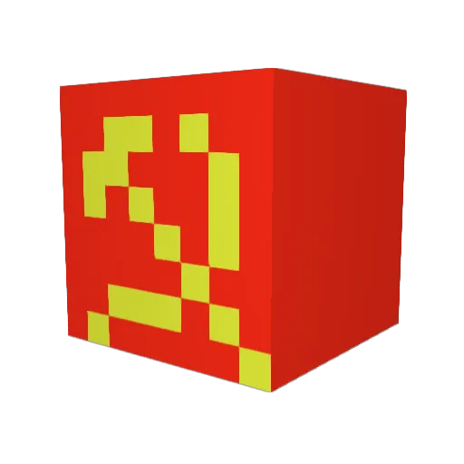 Stephanou Minecraft avatar head, 3D render