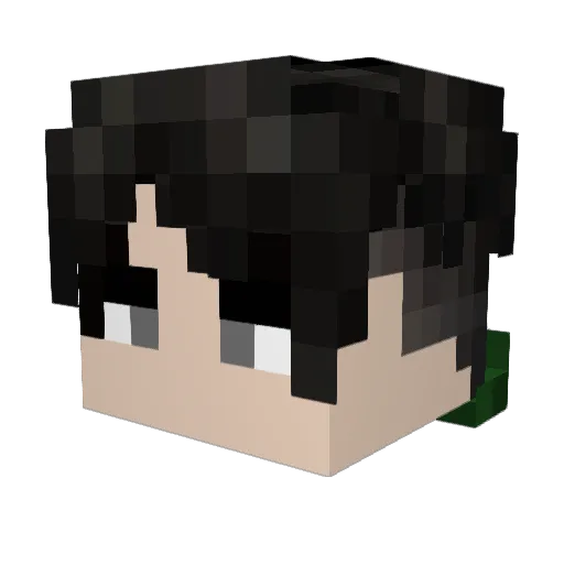 Stephen0510 Minecraft avatar head, 3D render