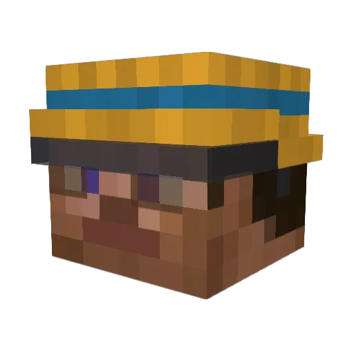StephenZbV Minecraft avatar head, 3D render