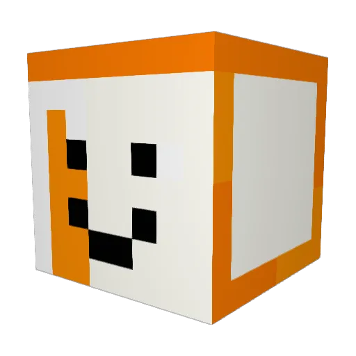 StephensRocket Minecraft avatar head, 3D render