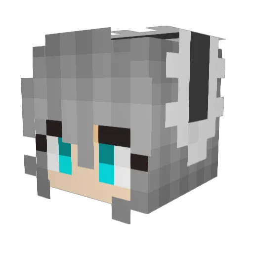 Stephenster Minecraft avatar head, 3D render