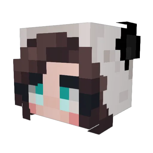 Stepheya10 Minecraft avatar head, 3D render